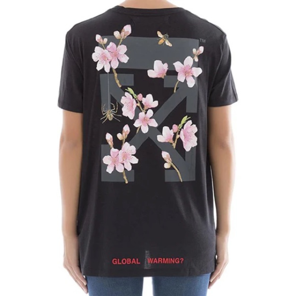 Off white cherry blossom tee